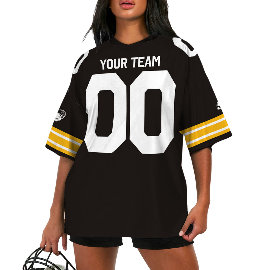 Custom-Famous-Team-Super-Star-Black-Steeler-Football-Jersey--I3