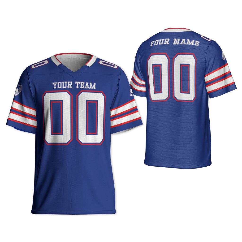 Custom-Famous-Team-Super-Star-Buffalo-Sport-Blue-Football-Jersey--I3
