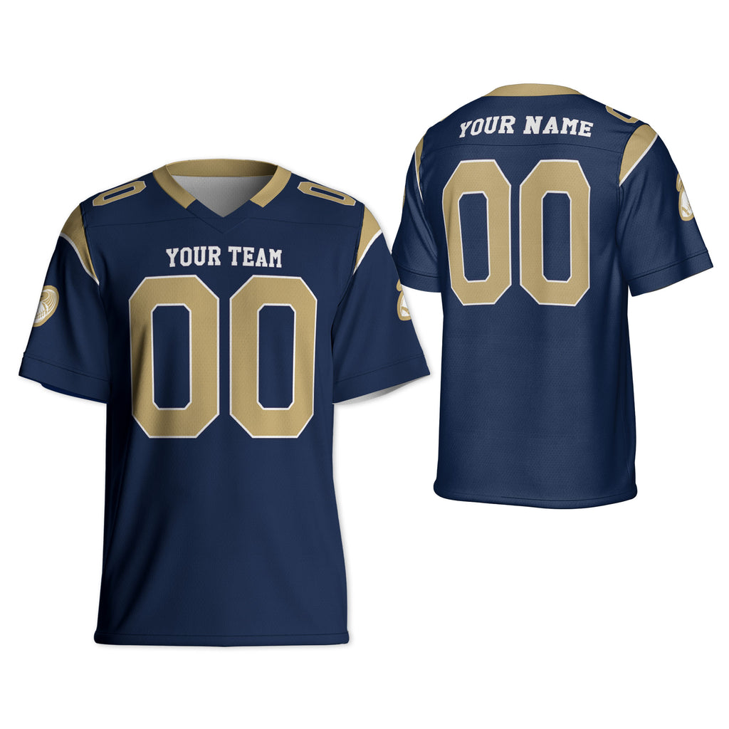 Custom-Famous-Team-Super-Star-Ram-Sport-Navy-Football-Jersey--I3