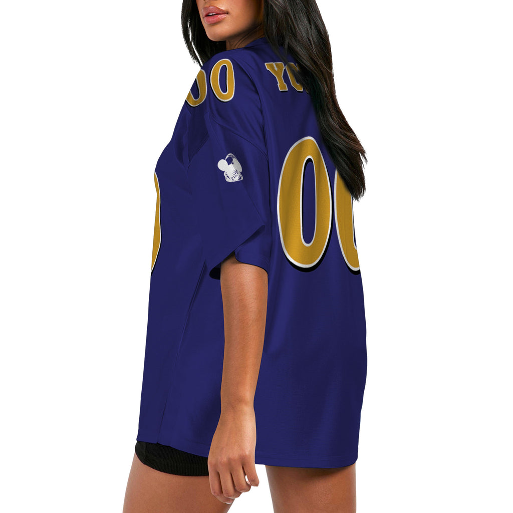 Custom-Famous-Team-Super-Star-Ravens-Sport-All-Purple-Football-Jersey--I3
