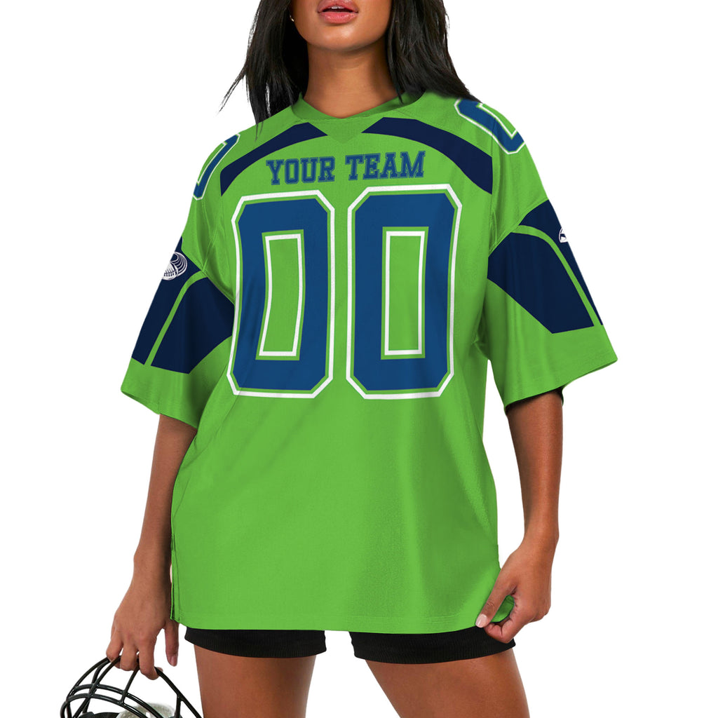 Custom-Famous-Team-Super-Star-Seahawk-Sport-Green-Football-Jersey-I3