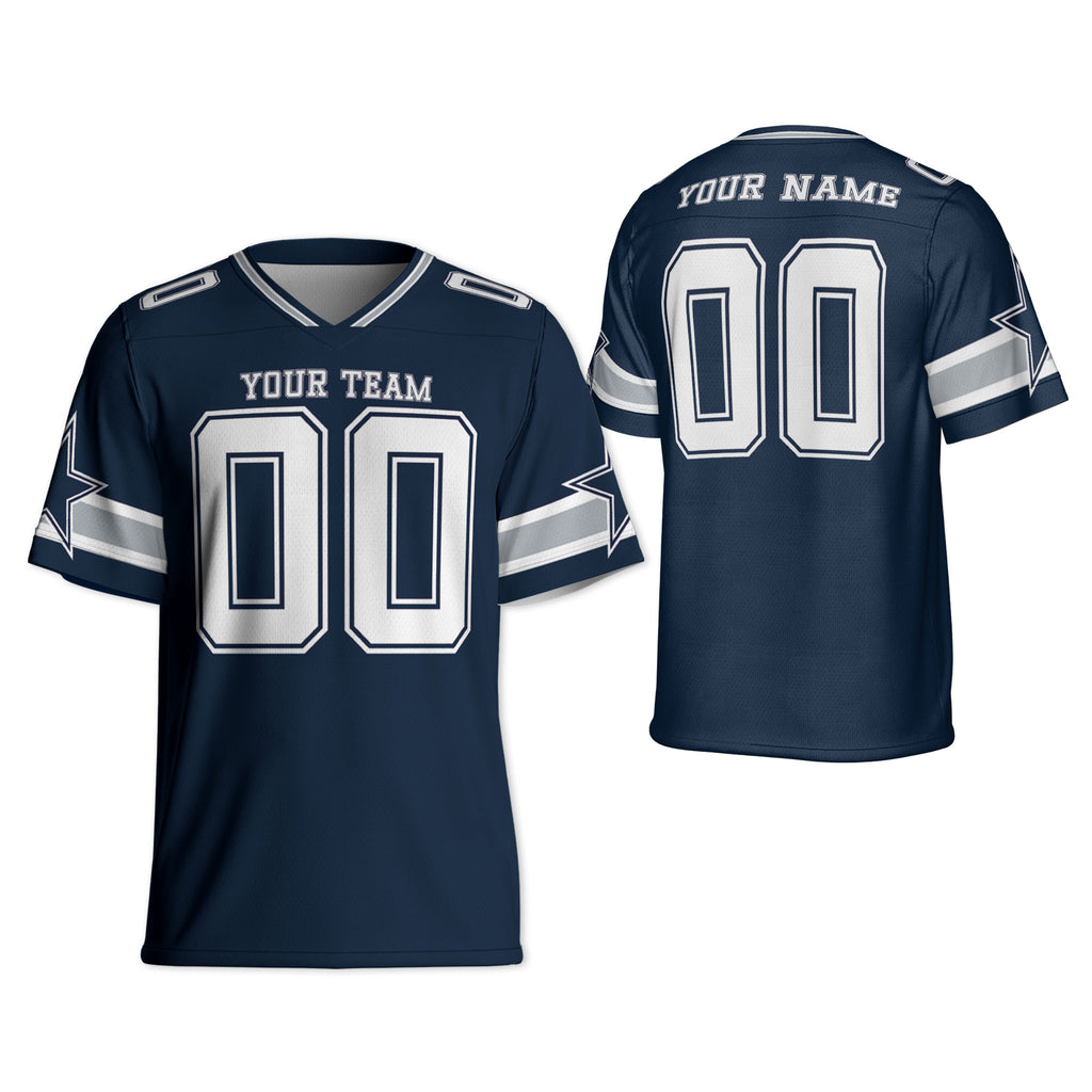 Custom-Famous-Team-Super-Star-Sport-Navy-Football-Jersey-I3