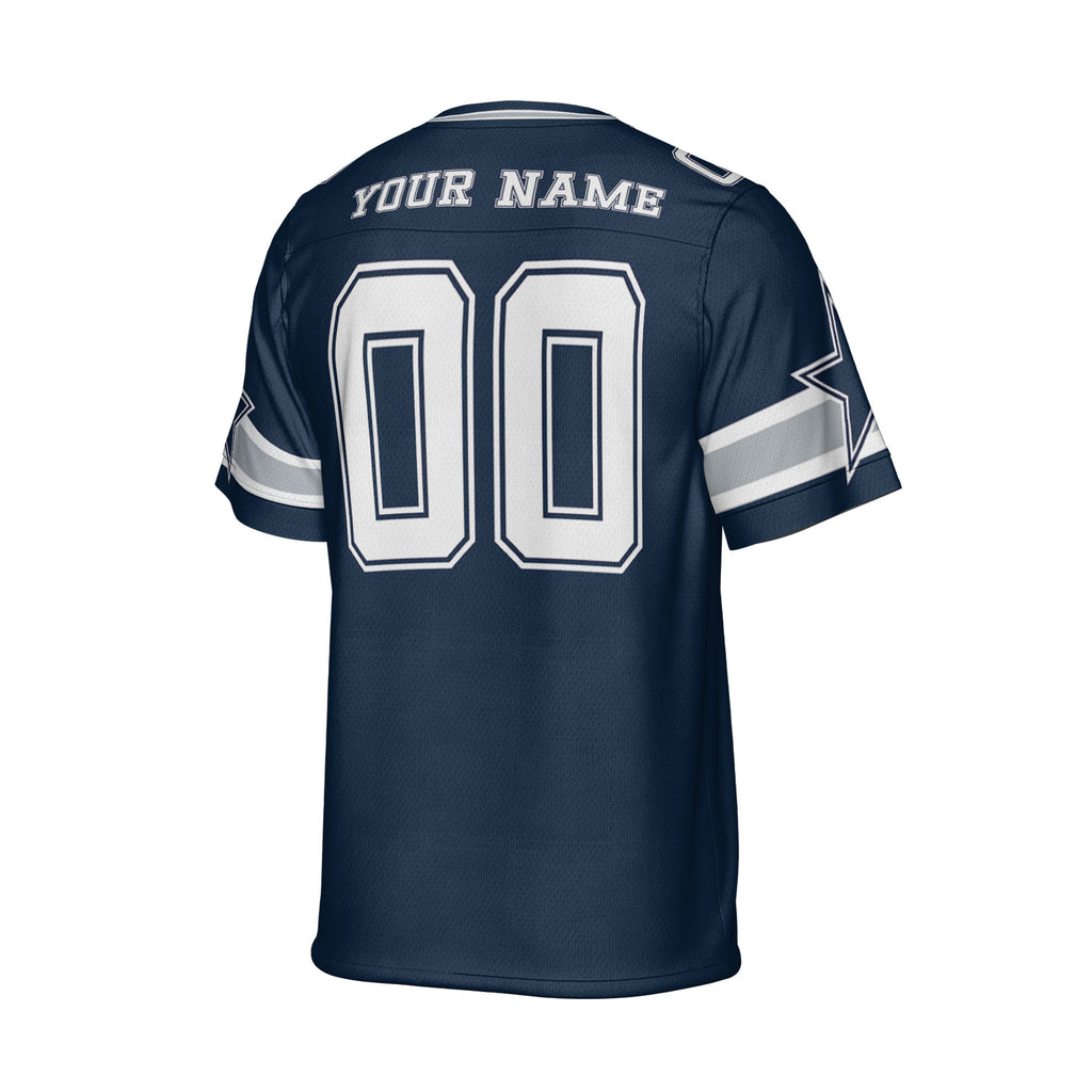 Custom-Famous-Team-Super-Star-Sport-Navy-Football-Jersey-I3