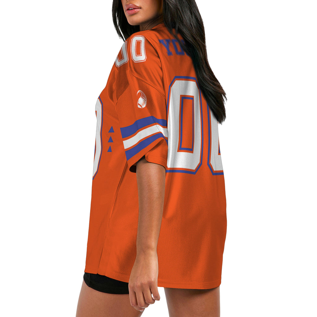Custom-Famous-Team-Super-Star-Stallion-Sport-All-Orange-Football-Jersey-I3