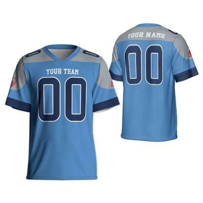 Custom-Famous-Team-Super-Star-Titans-All-Blue-Football-Jersey--I3