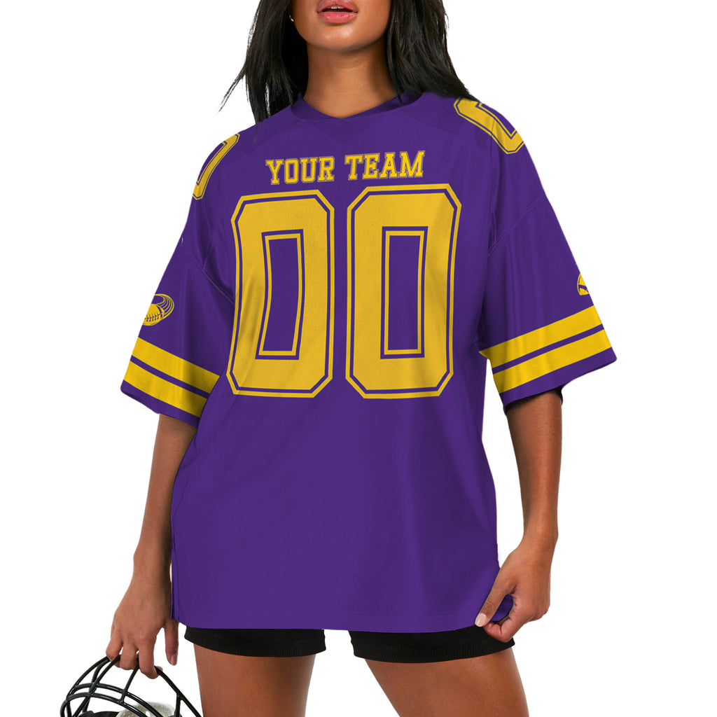 Custom-Famous-Team-Super-Star-Viking-Sport-All-Purple-Football-Jersey-I3