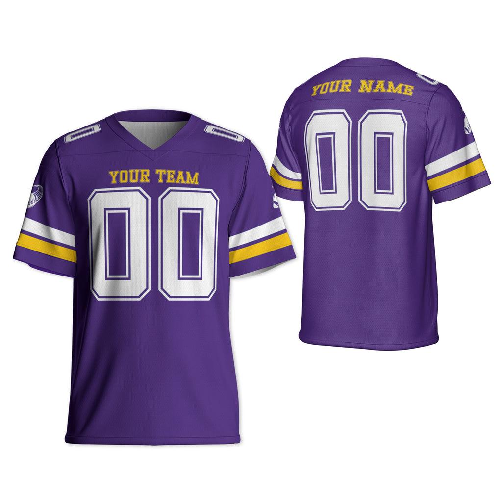Custom-Famous-Team-Super-Star-Viking-Sport-Purple-Football-Jersey-I3