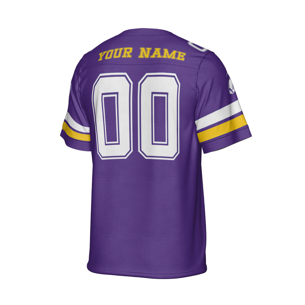 Custom-Famous-Team-Super-Star-Viking-Sport-Purple-Football-Jersey-I3