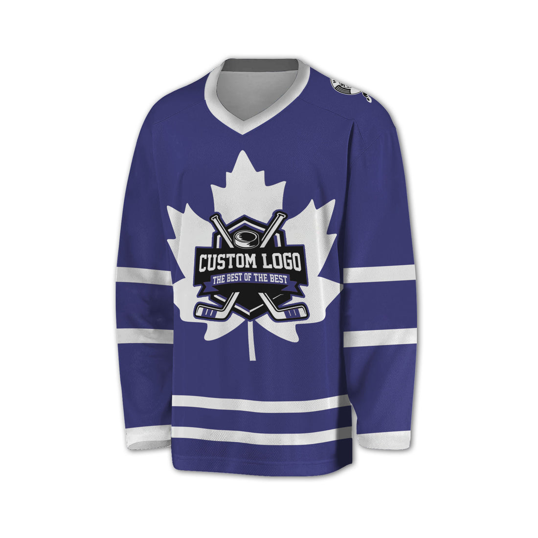 Custom Famous Team TML Blue and White Hockey TKA23