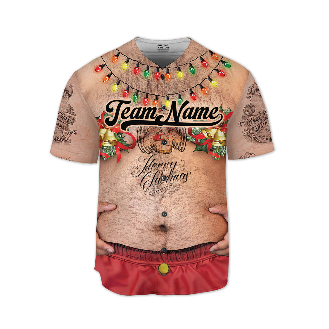 custom-funny-holiday-big-fat-hairy-mistletoe-guy-baseball-jersey-tka61-8107