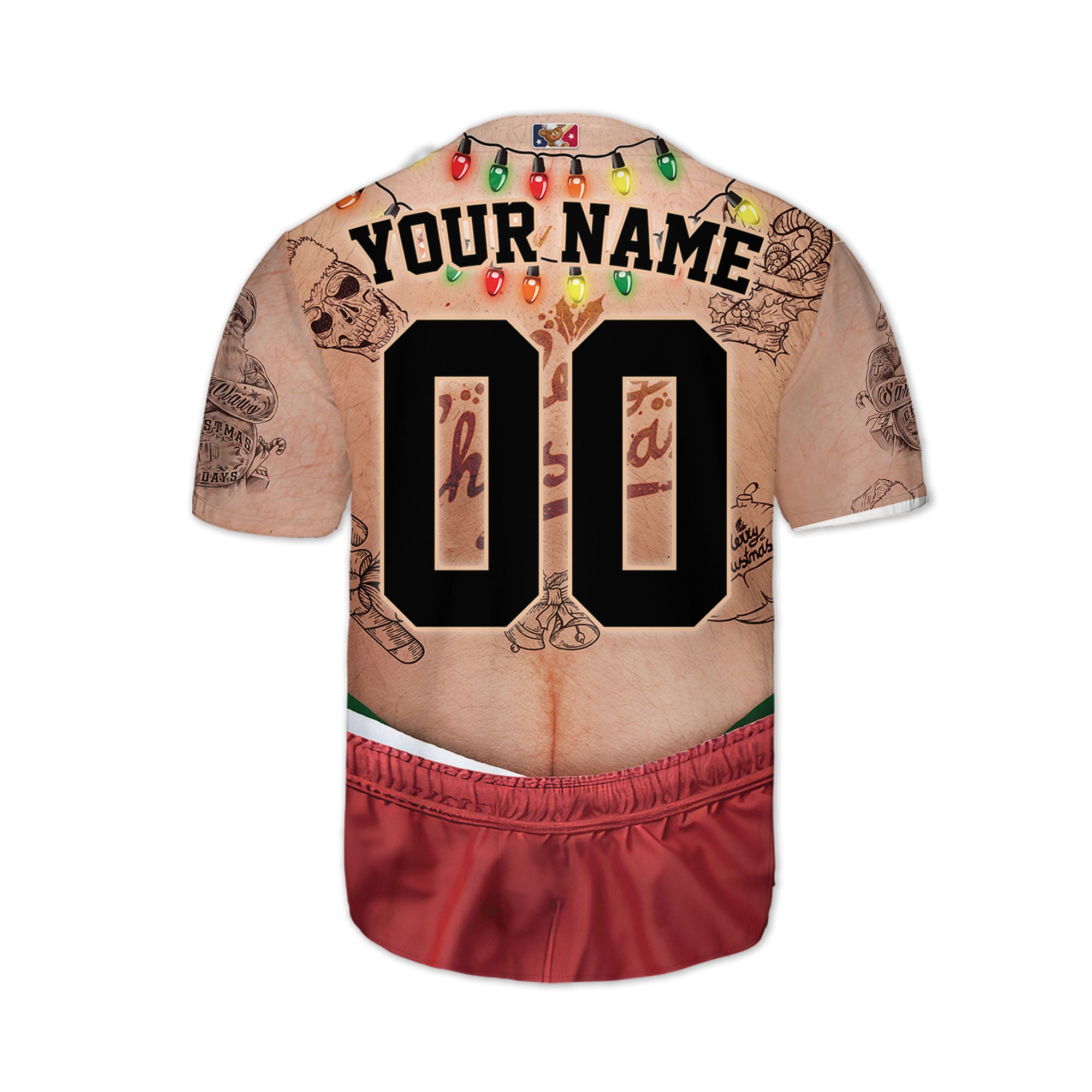 custom-funny-holiday-big-fat-hairy-mistletoe-guy-baseball-jersey-tka61-8107