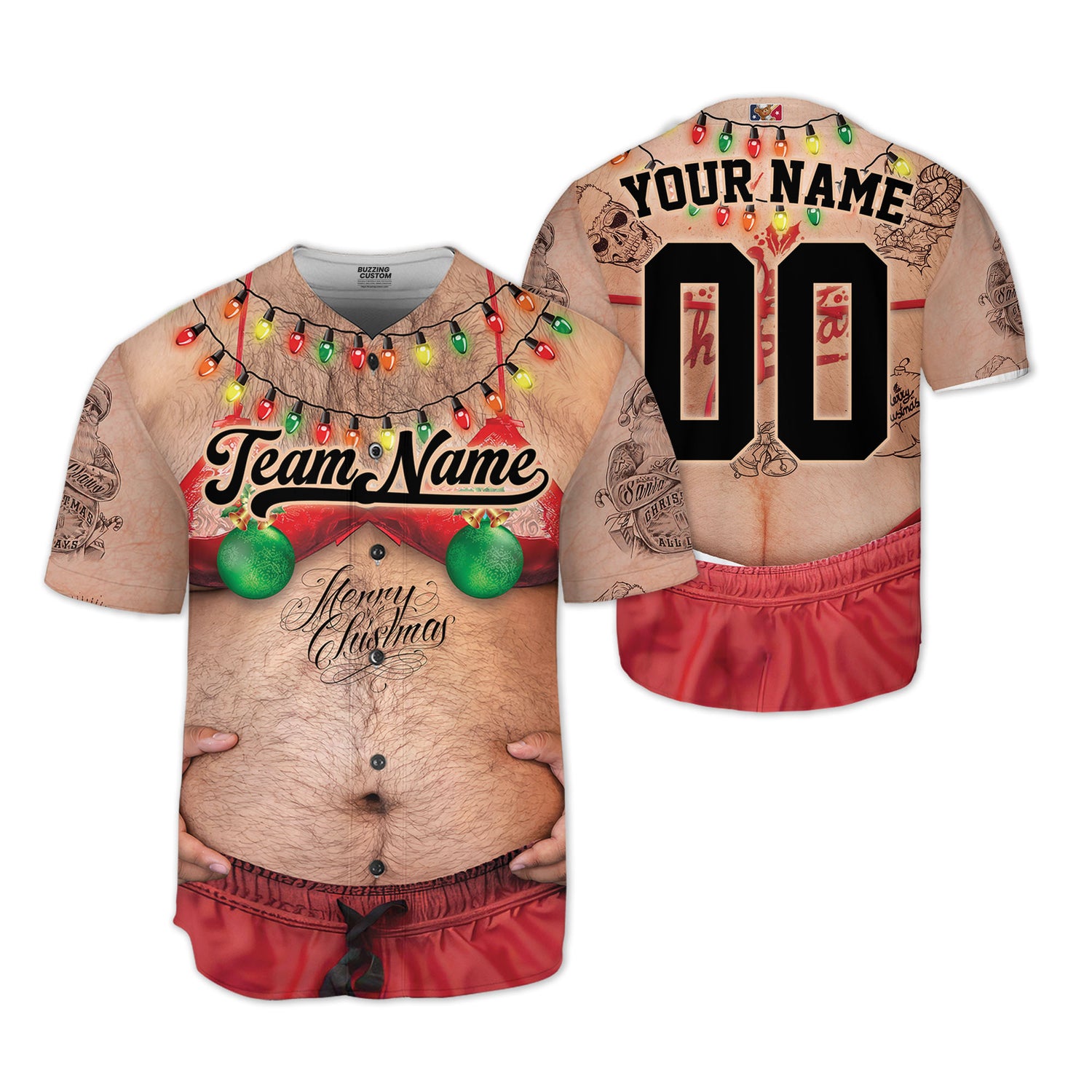 custom-funny-holiday-big-fat-hairy-red-bikini-guy-baseball-jersey-tka61-3686