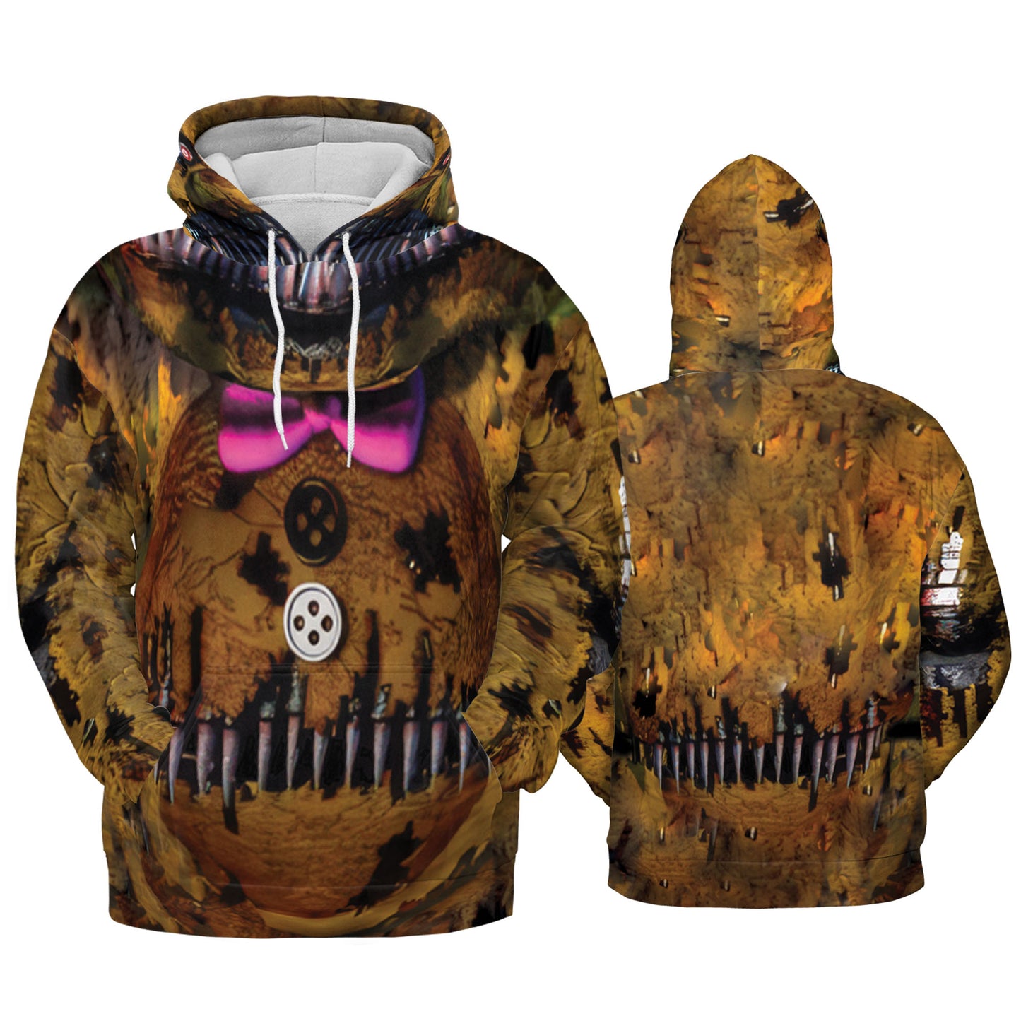 Custom Halloween Horror Animatronics Nightmare Bear Cosplay Shirt I3