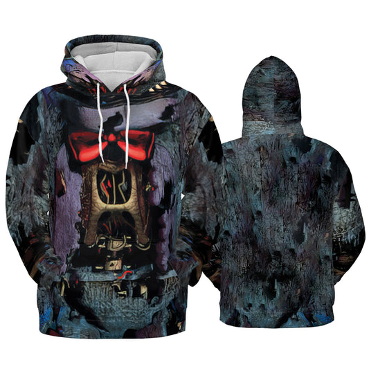 Custom Halloween Horror Animatronics Nightmare Blue Bunny Cosplay Shirt I3