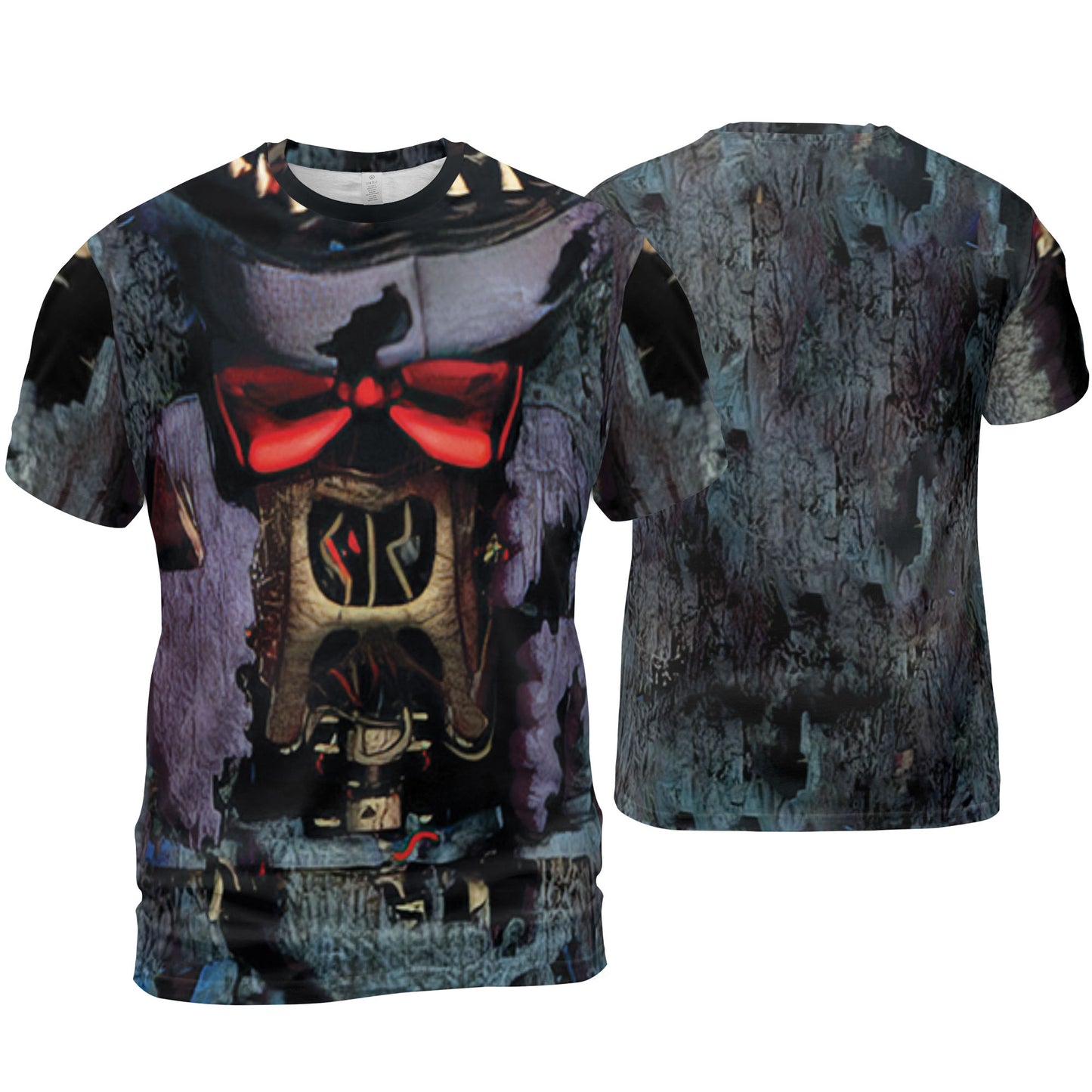 Custom Halloween Horror Animatronics Nightmare Blue Bunny Cosplay Shirt I3