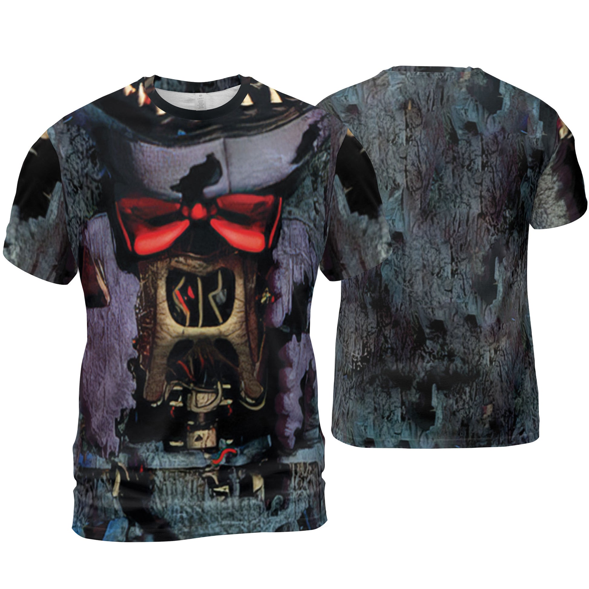 Custom Halloween Horror Animatronics Nightmare Blue Bunny Cosplay Shirt I3