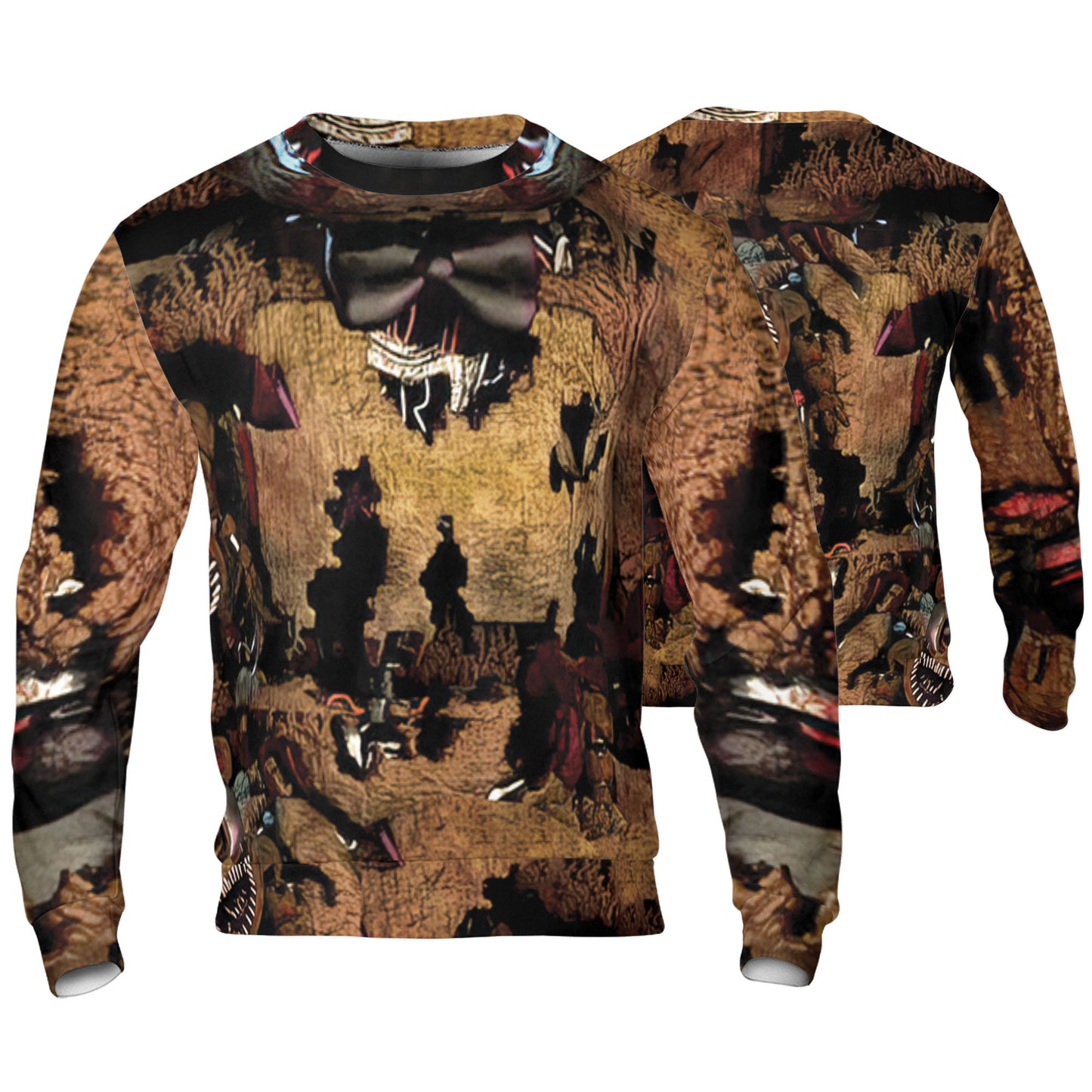 Custom Halloween Horror Animatronics Nightmare Brown Bear Cosplay Shirt I3