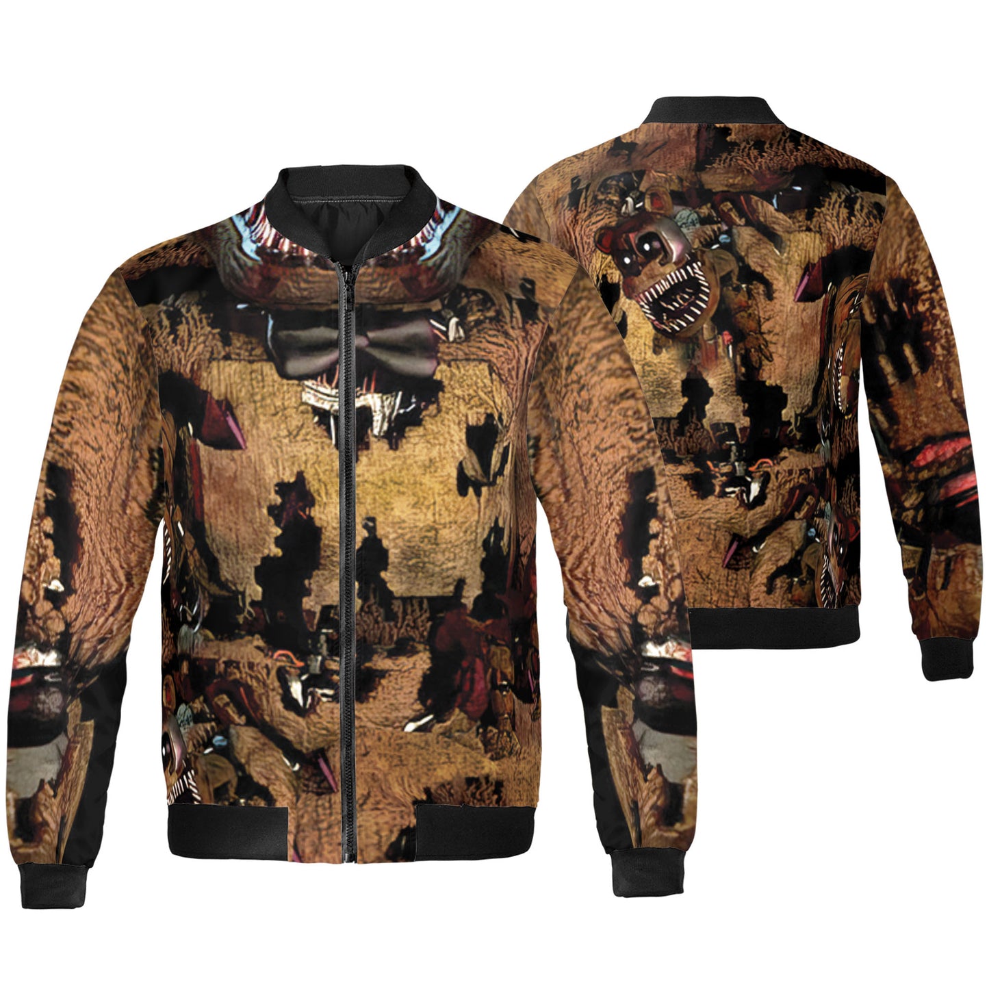 Custom Halloween Horror Animatronics Nightmare Brown Bear Cosplay Shirt I3