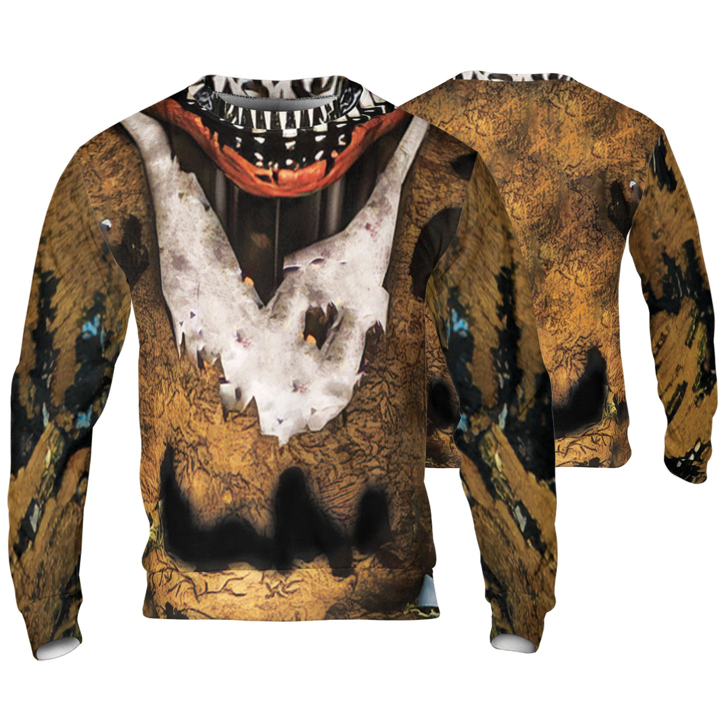 Custom Halloween Horror Animatronics Yellow Chicken Cosplay Shirt I3