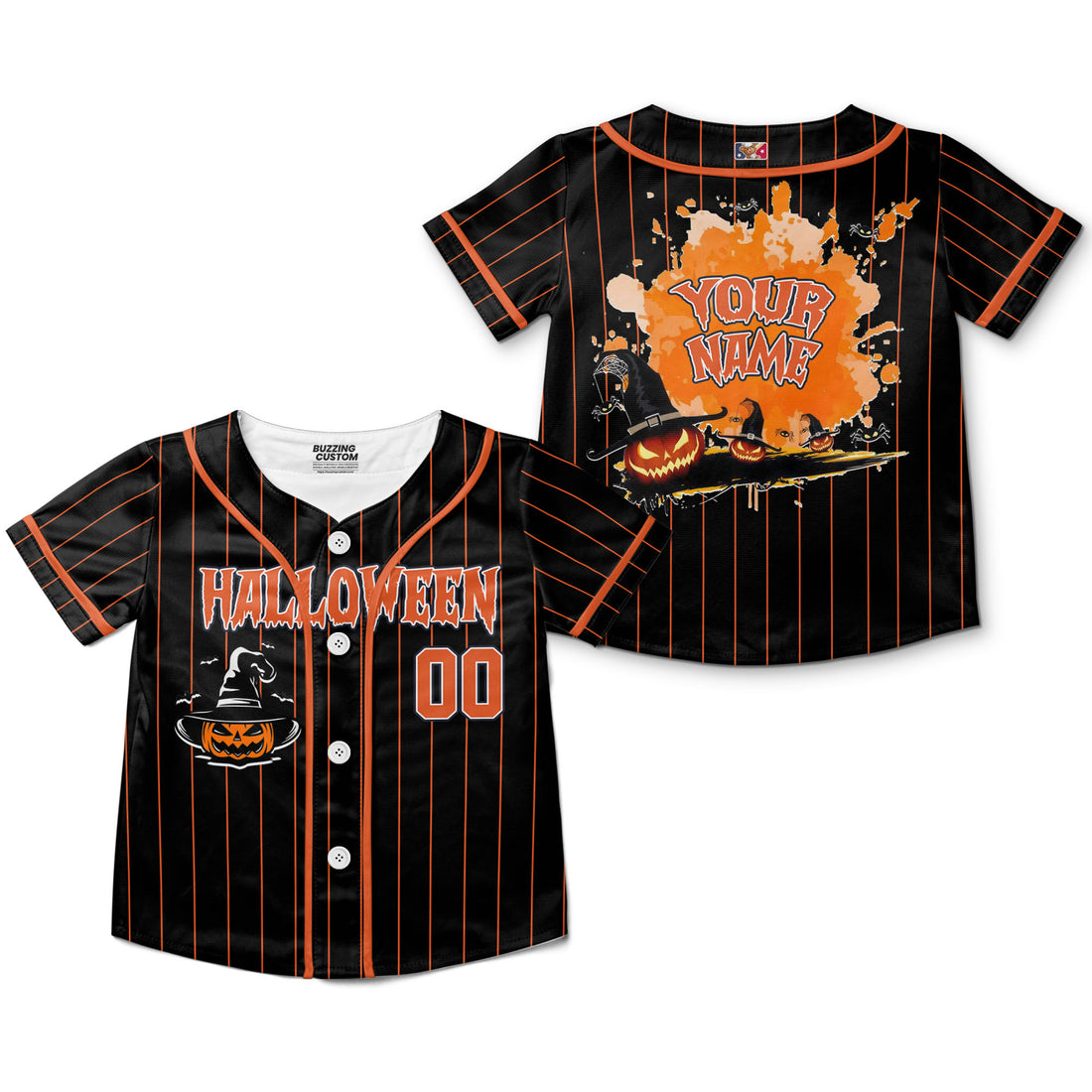 custom-halloween-simple-nightmares-black-pumpkin-baseball-jersey-i1-2746