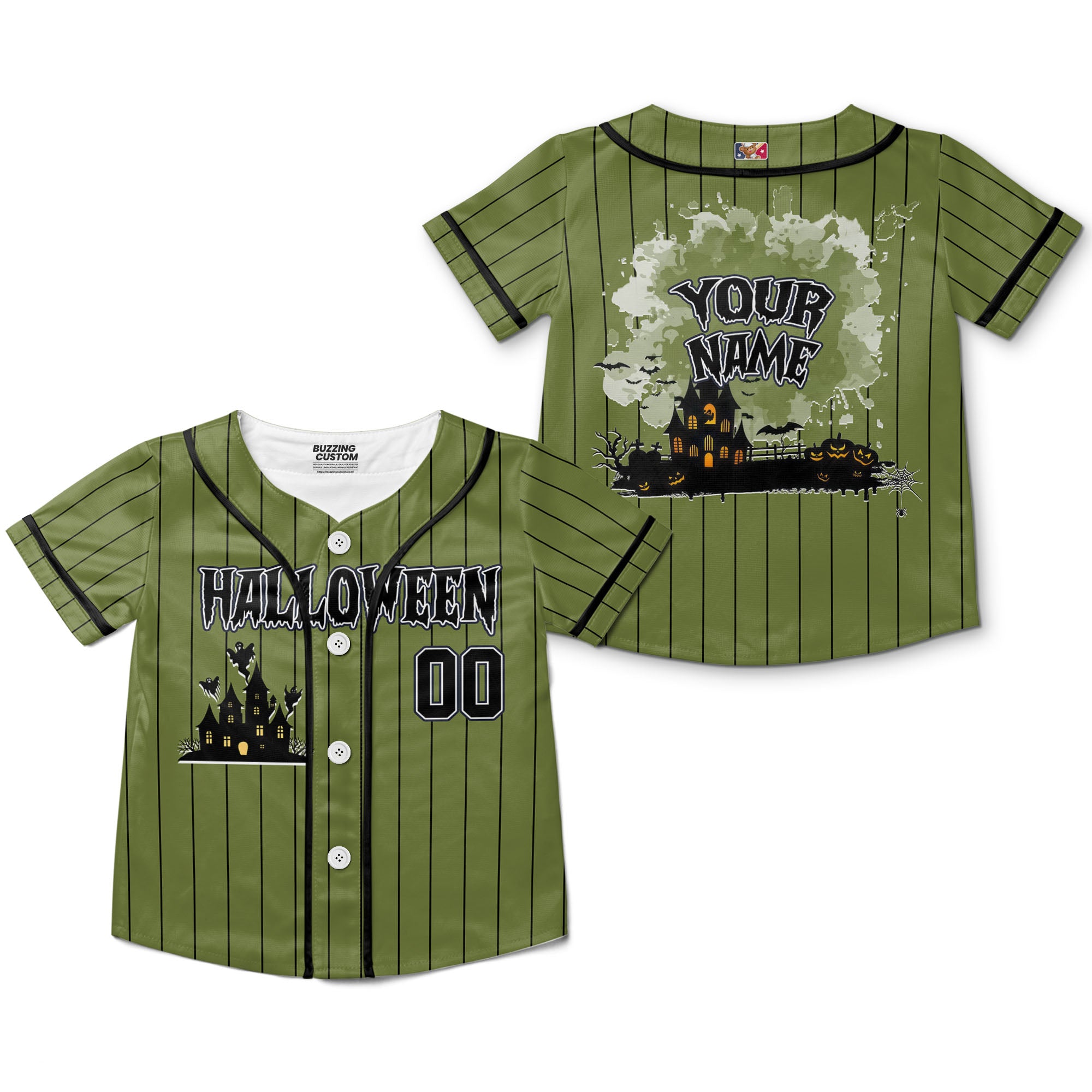 custom-halloween-simple-nightmares-green-haunted-house-baseball-jersey-i1-3219