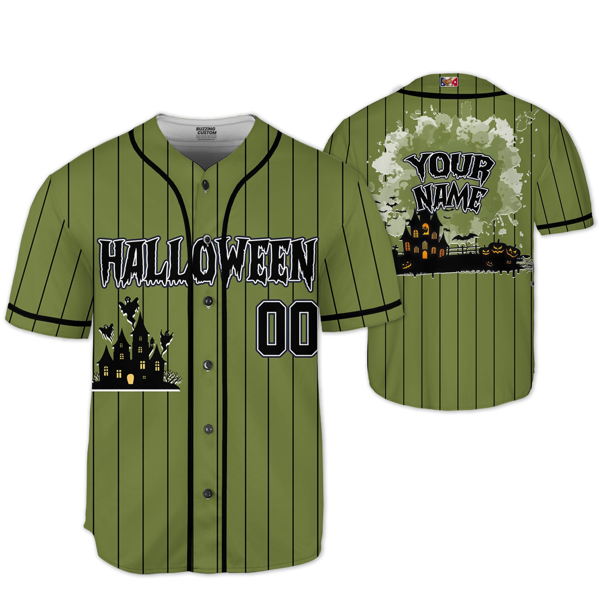 custom-halloween-simple-nightmares-green-haunted-house-baseball-jersey-i1-3219