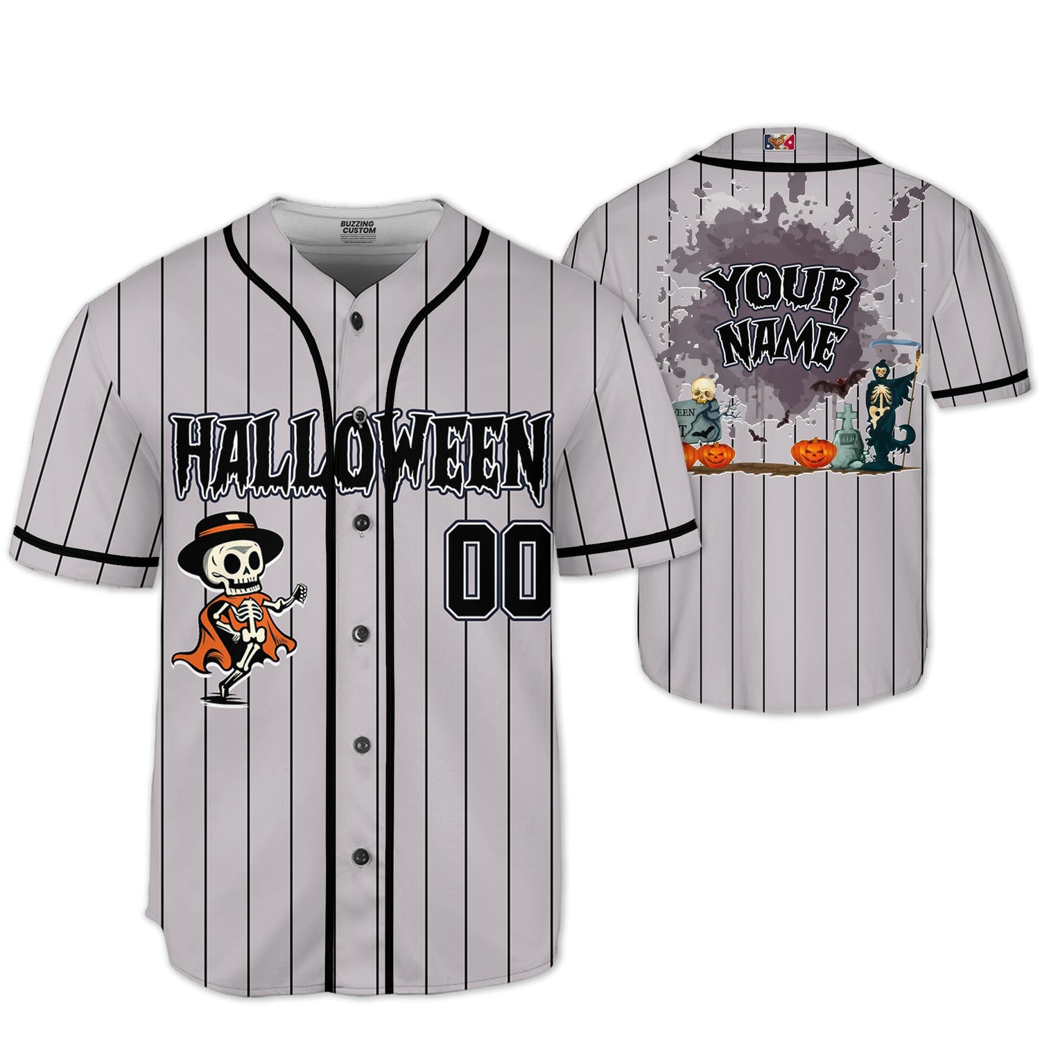 custom-halloween-simple-nightmares-grey-skeleton-baseball-jersey-i1-6495