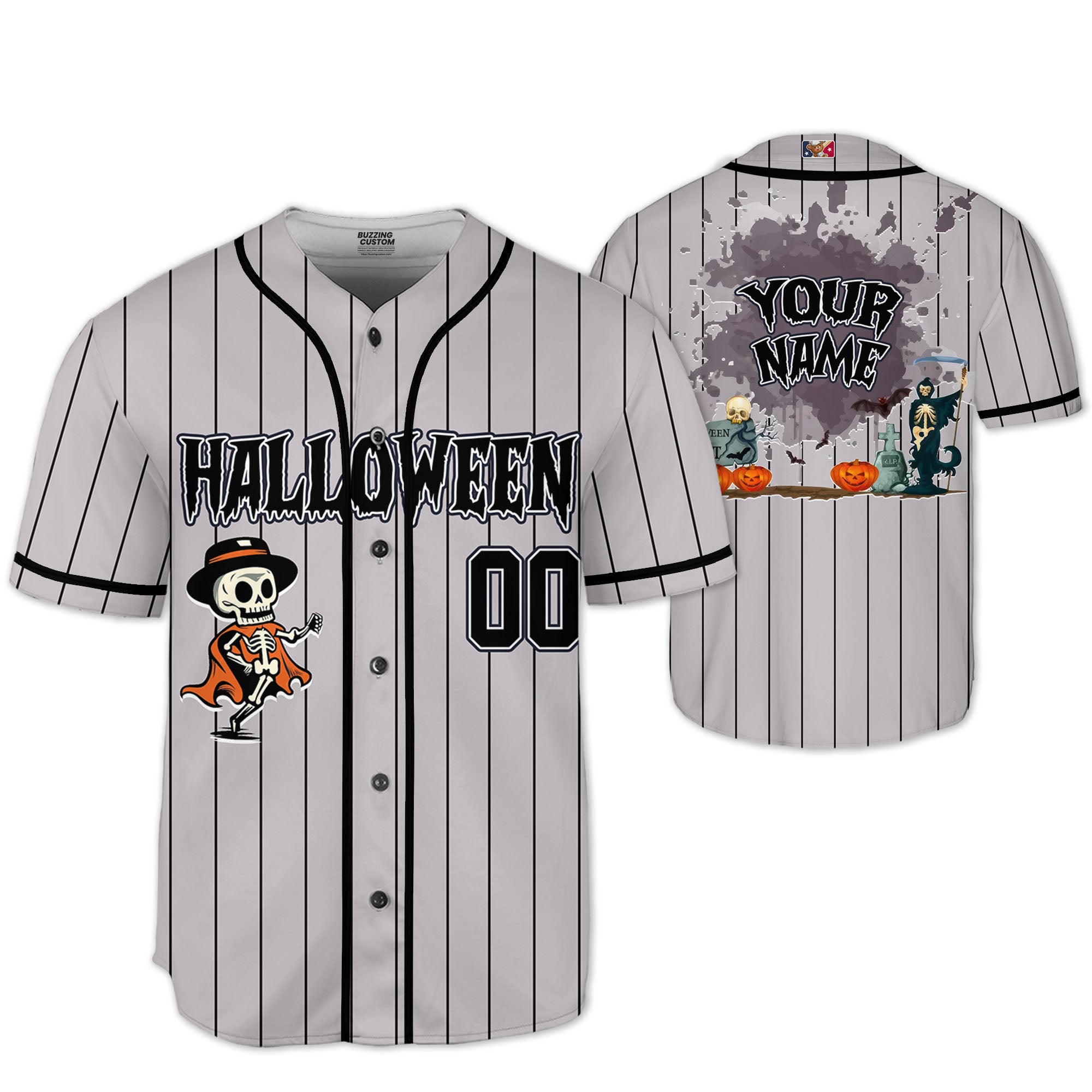 custom-halloween-simple-nightmares-grey-skeleton-baseball-jersey-i1-6495