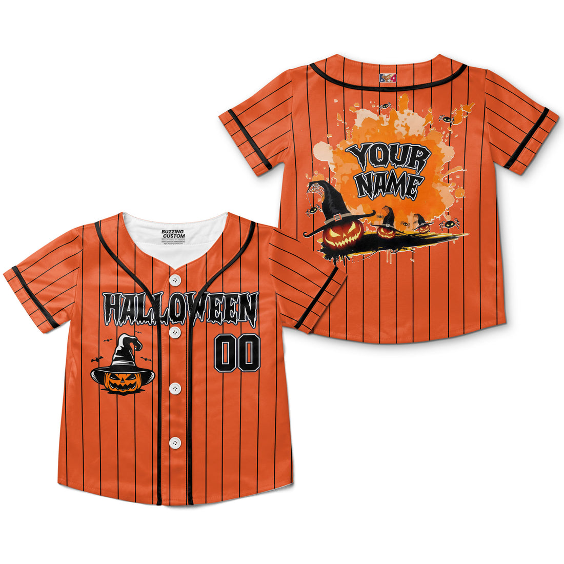 custom-halloween-simple-nightmares-orange-pumpkin-baseball-jersey-i1-5414