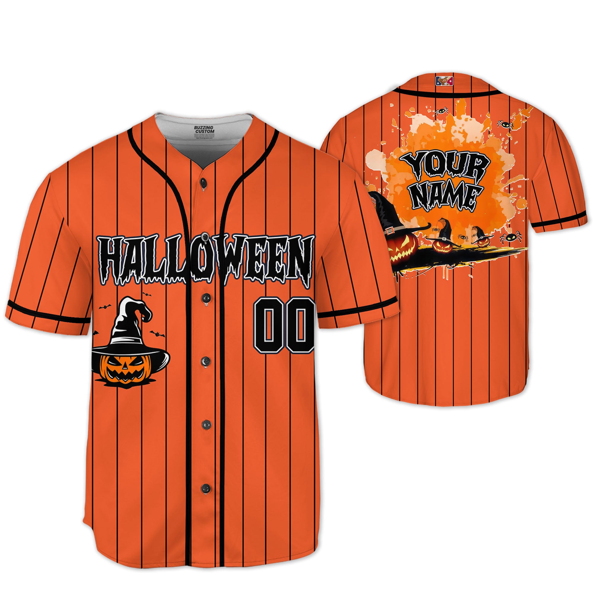 custom-halloween-simple-nightmares-orange-pumpkin-baseball-jersey-i1-5414
