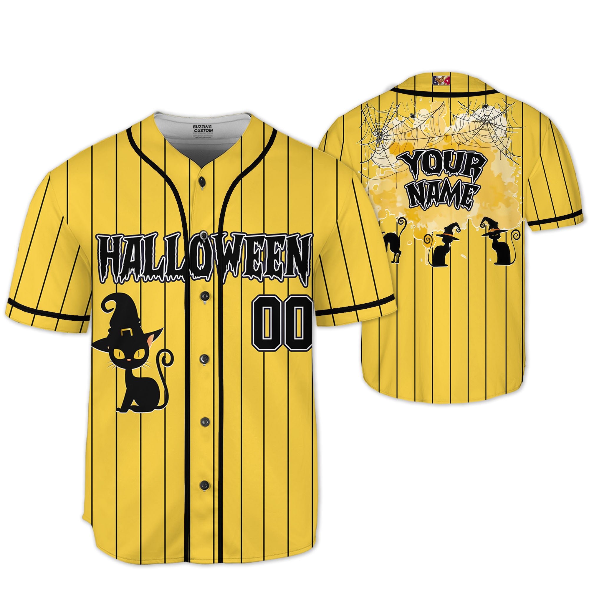 custom-halloween-simple-nightmares-yellow-black-cat-baseball-jersey-i1-8231