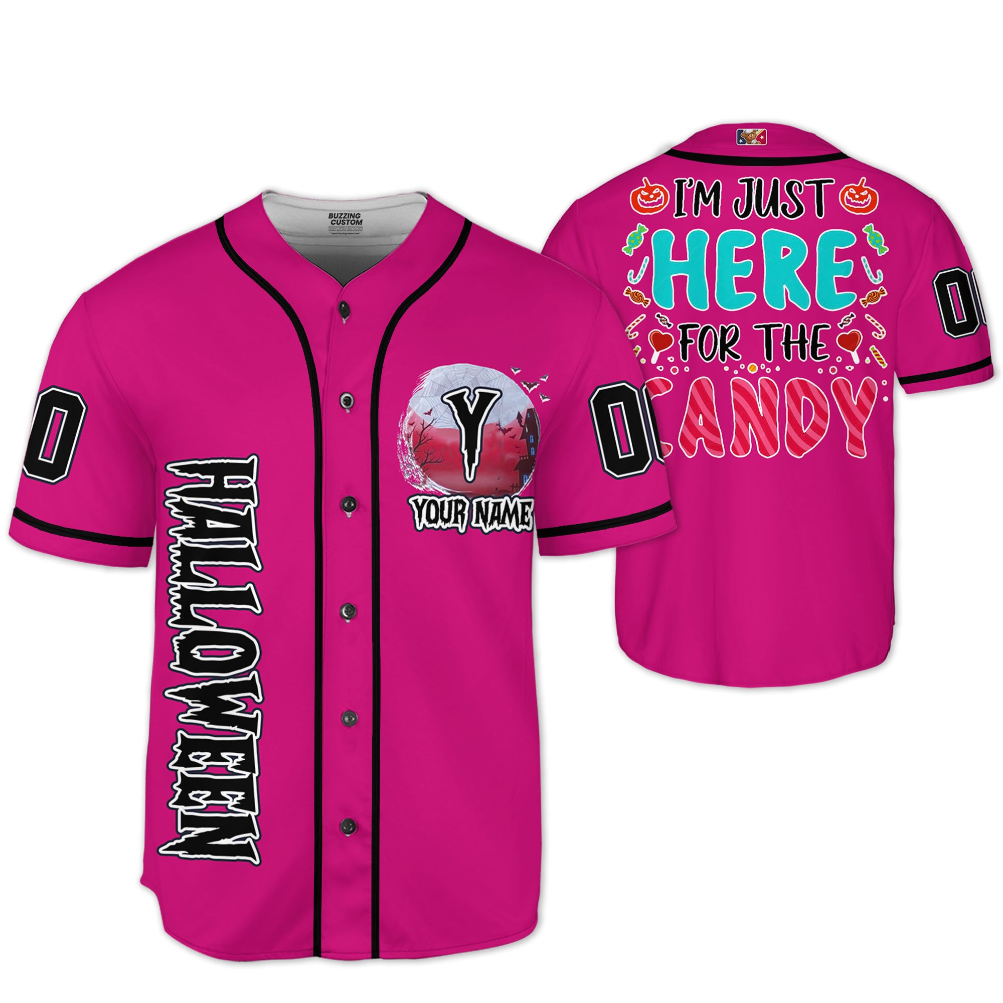 custom-halloween-simple-quote-candy-only-baseball-jersey-i1-7849