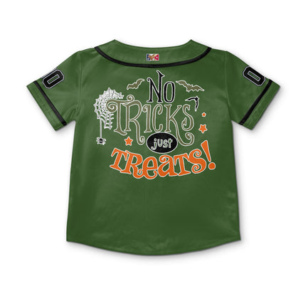 custom-halloween-simple-quote-no-tricks-baseball-jersey-i1-4986
