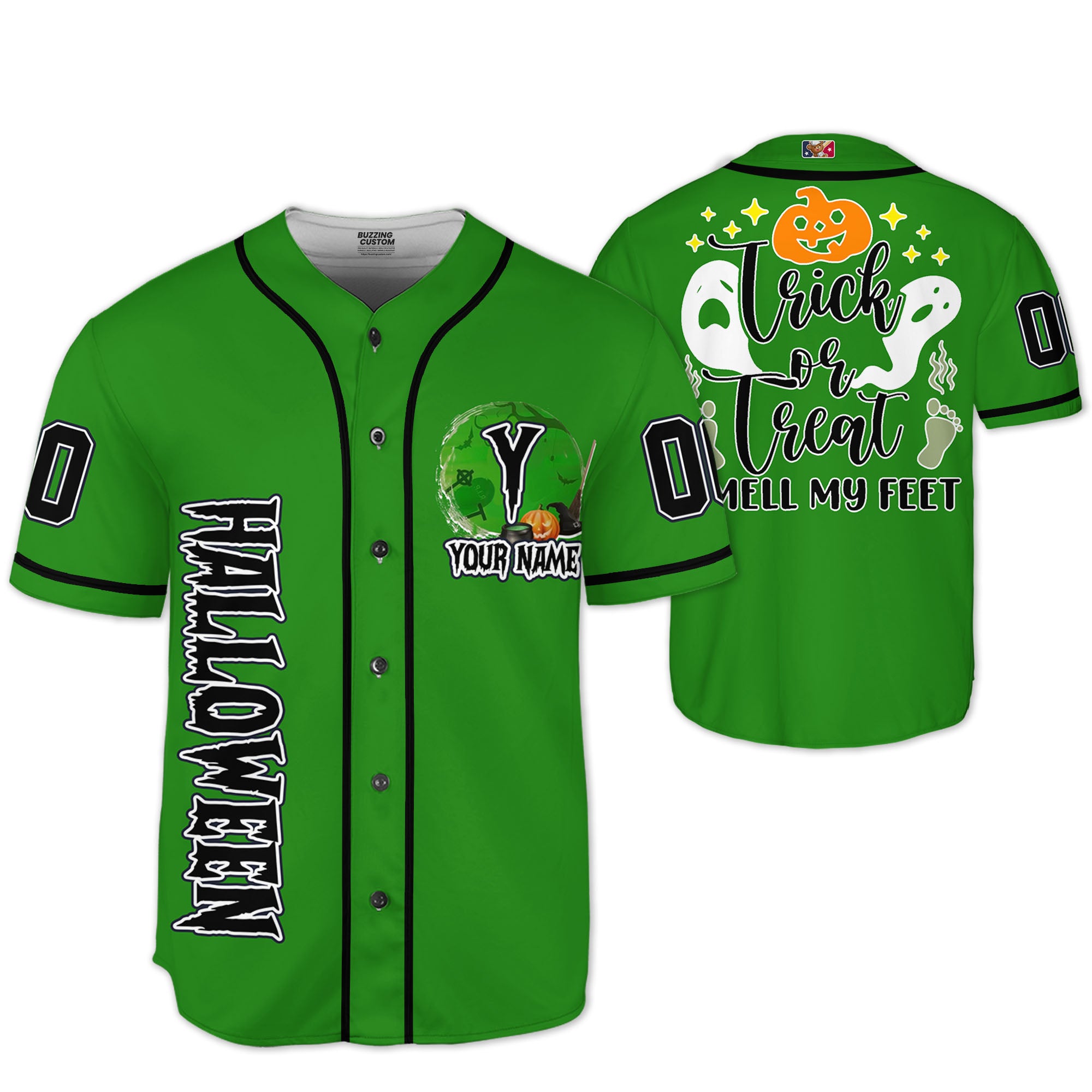 custom-halloween-simple-quote-smell-my-feet-baseball-jersey-i1-1377