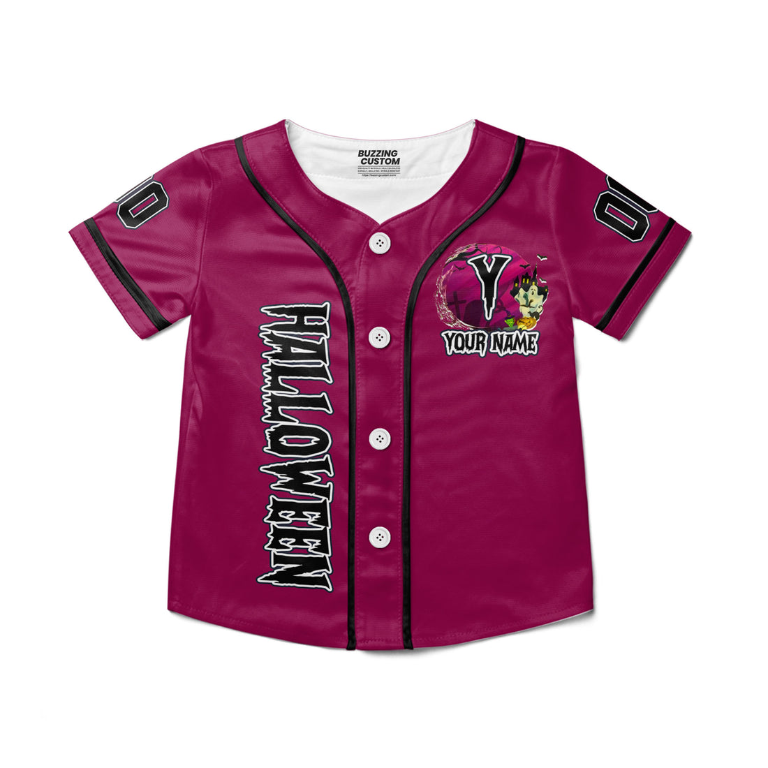 custom-halloween-simple-quote-too-cute-baseball-jersey-i1-5972
