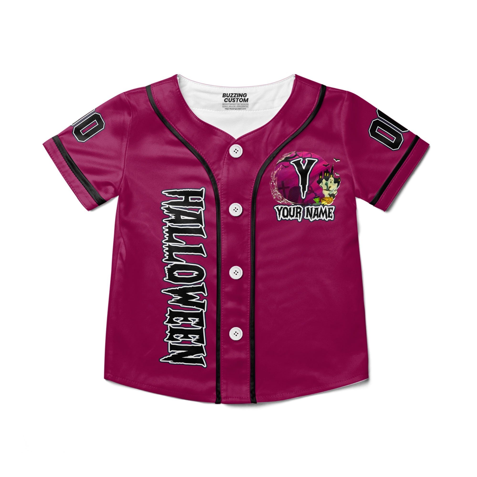 custom-halloween-simple-quote-too-cute-baseball-jersey-i1-5972