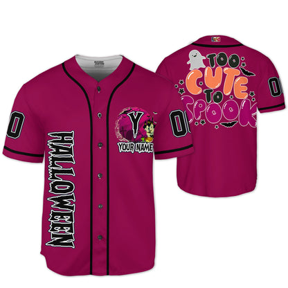 custom-halloween-simple-quote-too-cute-baseball-jersey-i1-5972