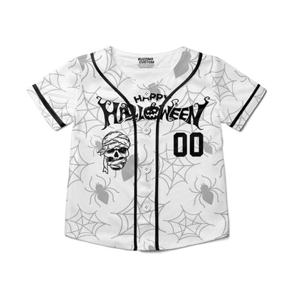 custom-halloween-simple-silhouette-mummy-white-baseball-jersey-i1-8311