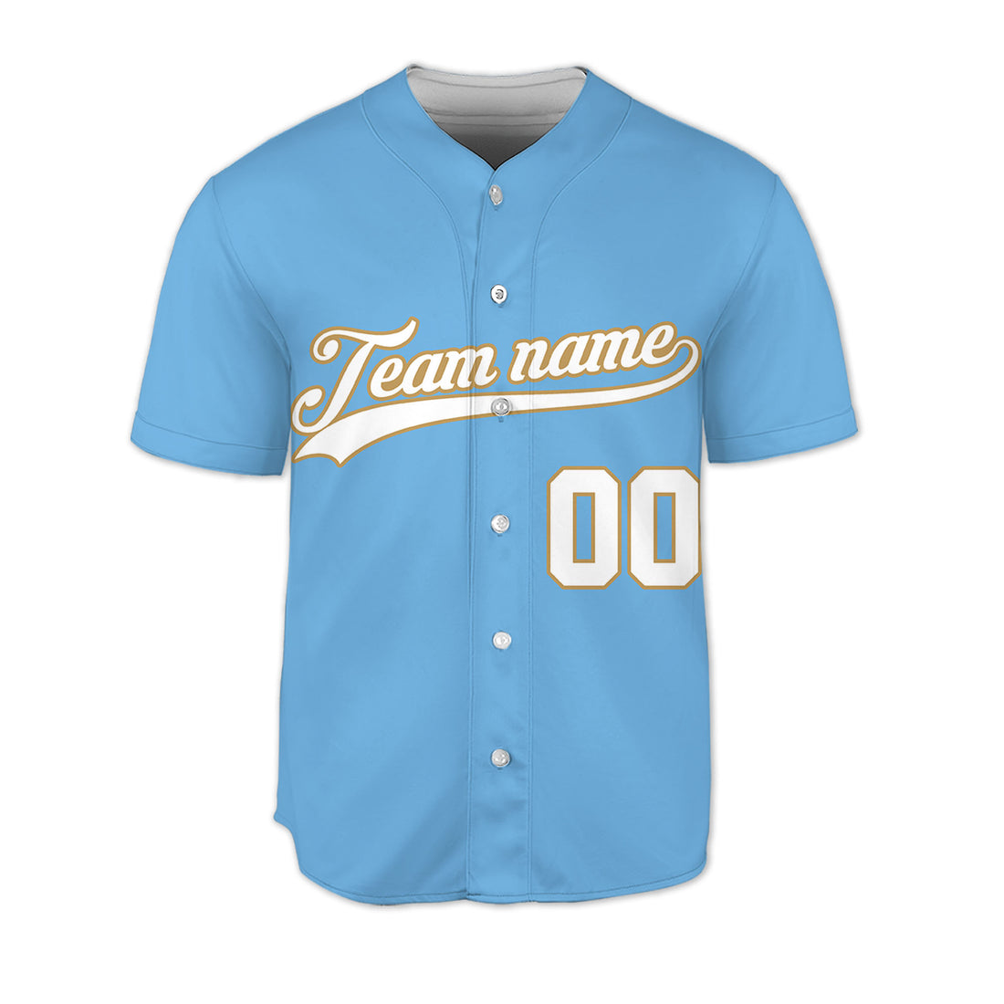 Custom-Light-Blue-White-Baseball-Jersey