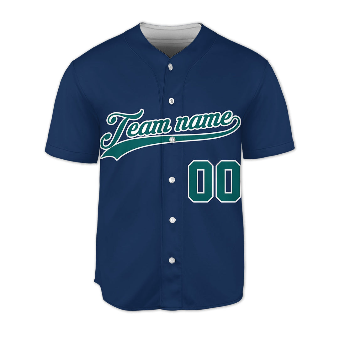 Custom-Marine-Blue-Baseball-Jersey