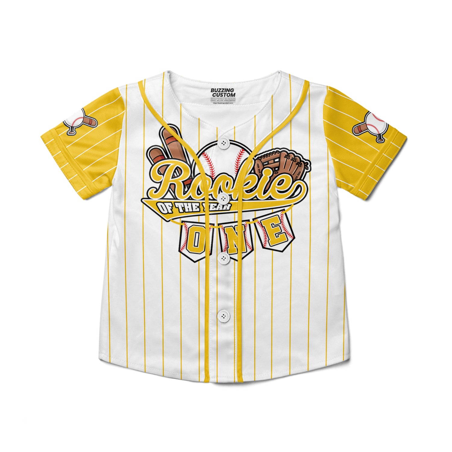 custom-rookie-of-the-year-birthday-pinstripe-simple-yellow-baseball-jersey-6081