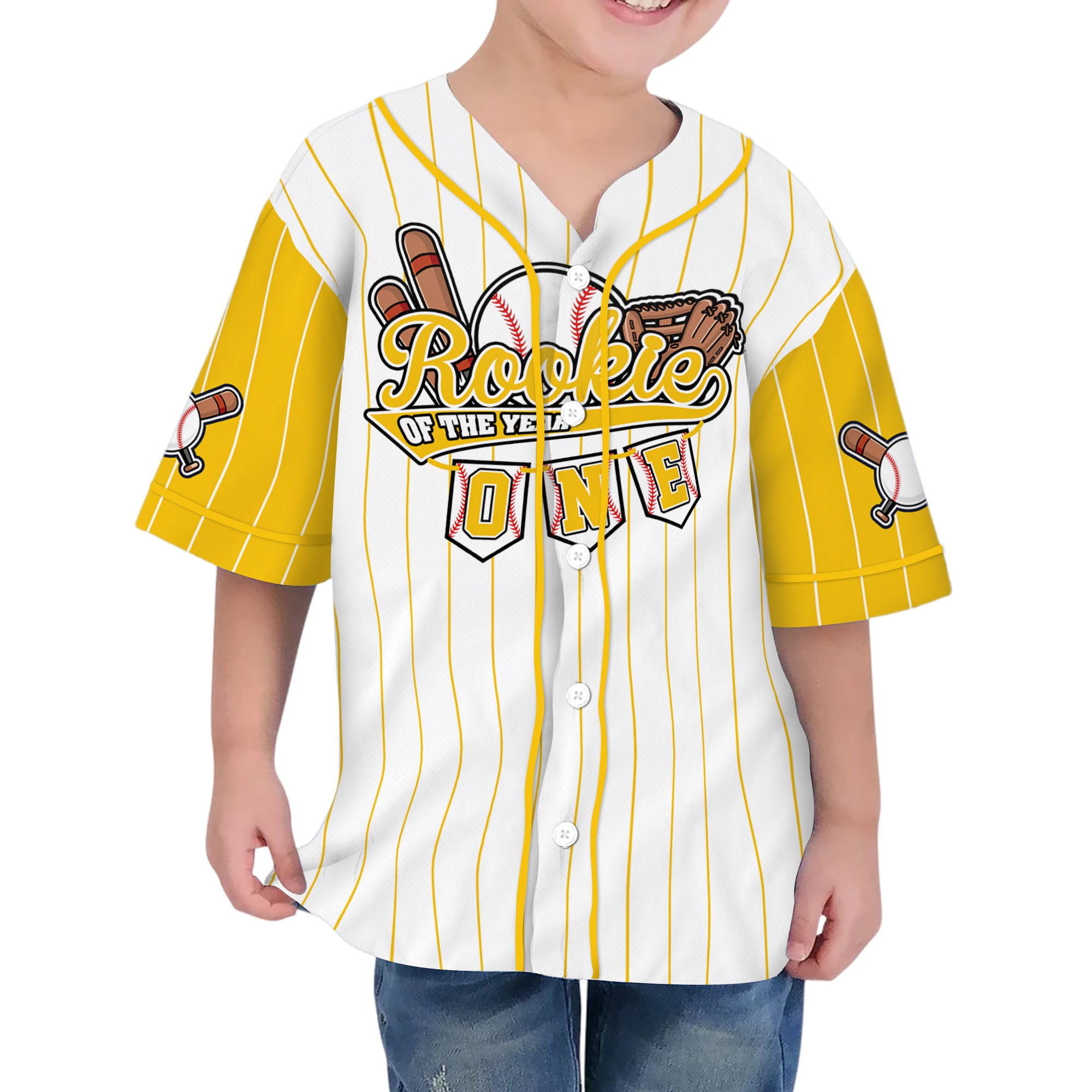 custom-rookie-of-the-year-birthday-pinstripe-simple-yellow-baseball-jersey-6081
