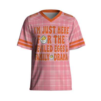 custom-thanks-giving-deviled-eggs-football-jersey-pink-tka87-9404