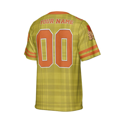 custom-thanksgiving-turkey-football-jersey-lime-green-tka88-3769