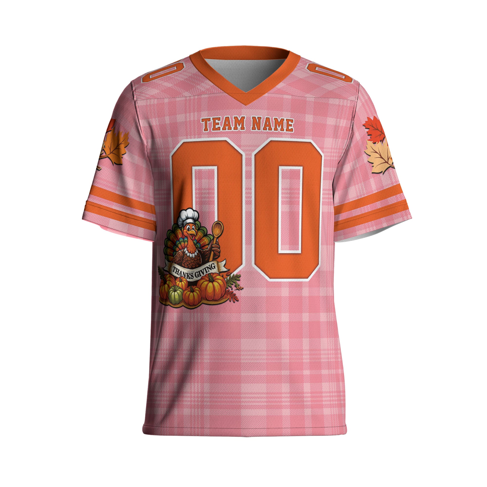 custom-thanksgiving-turkey-football-jersey-pink-tka88-1577