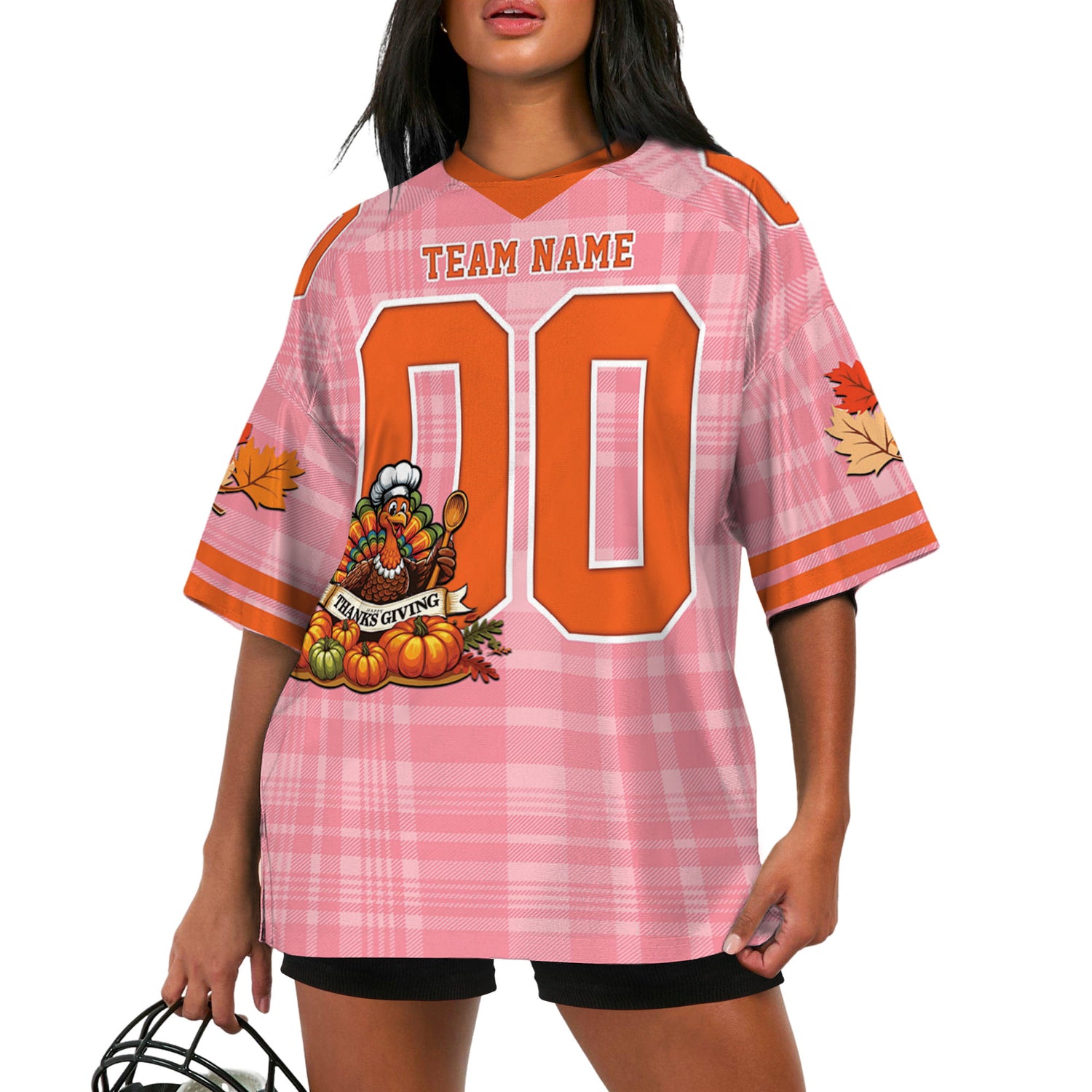 custom-thanksgiving-turkey-football-jersey-pink-tka88-1577