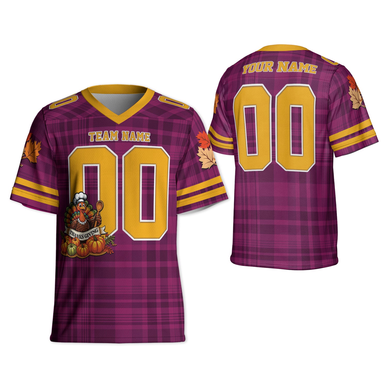 custom-thanksgiving-turkey-football-jersey-purple-tka88-3108