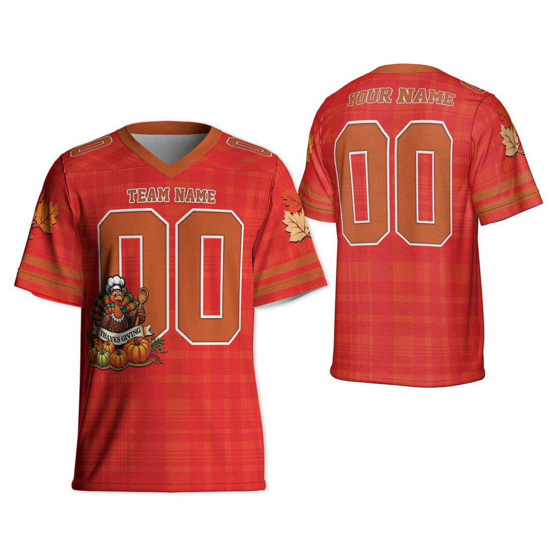 custom-thanksgiving-turkey-football-jersey-red-tka88-9081