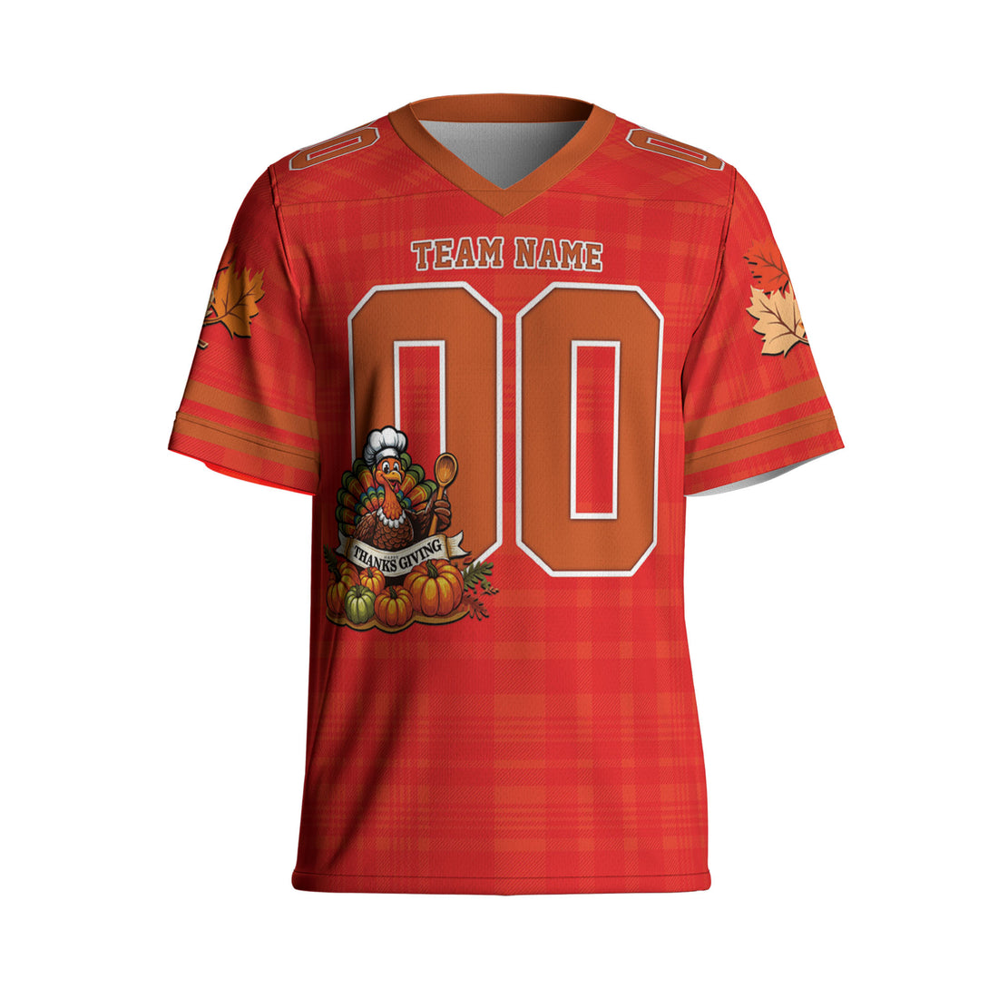 custom-thanksgiving-turkey-football-jersey-red-tka88-9081