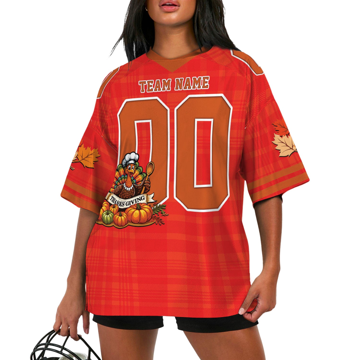 custom-thanksgiving-turkey-football-jersey-red-tka88-9081